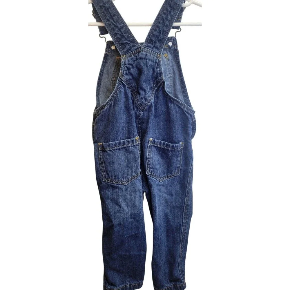 Old Navy 18-24 months Baby‎ Overalls Jeans Snap Button Legs Pockets Adjusts 2018